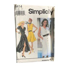 Simplicity Dress Sewing Pattern 8414 Size 6-10 uncut